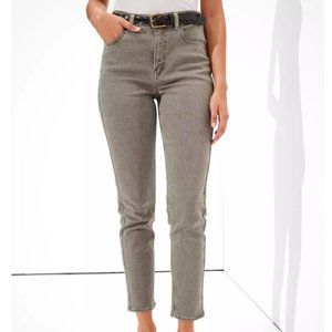 AE Stretch Mom Jean in Olive 2 Long